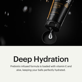 MANSCAPED pump dispensing wash demonstrating easy application and control