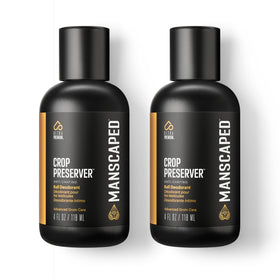 MANSCAPED Crop Preserver front packaging shows product and refined scent benefit