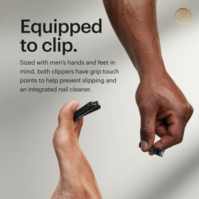 MANSCAPED fingernail clipper close-up showing sharp cutting edge for precise trimming