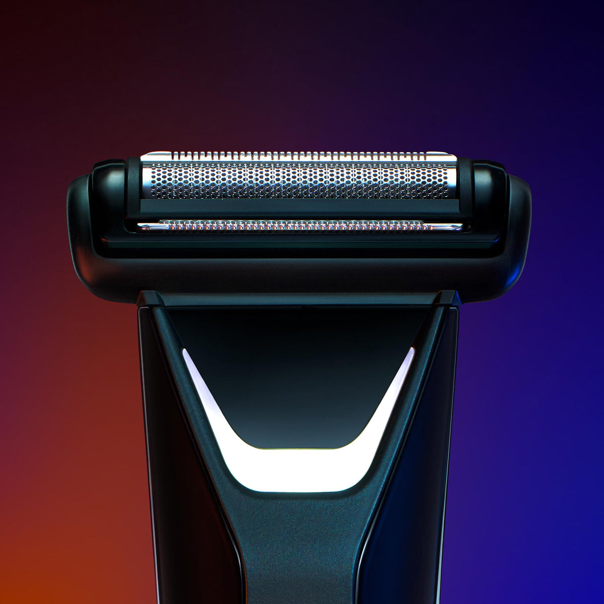 MANSCAPED foil staged in bathroom setting showing ready-to-use grooming benefit