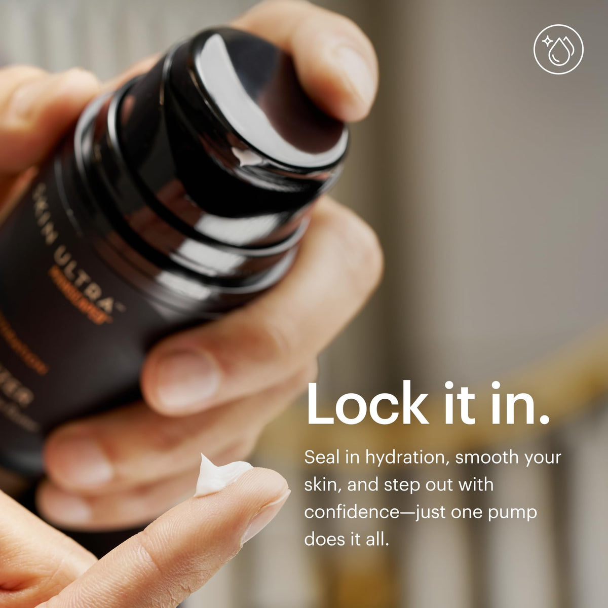 MANSCAPED ingredient label highlighting ceramide complex for barrier support