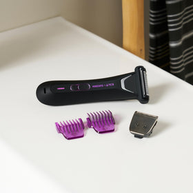 MANSCAPED LED illumination on device demonstrating clearer visibility