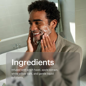 MANSCAPED after rinse showing hydrated skin and minimal irritation for comfort