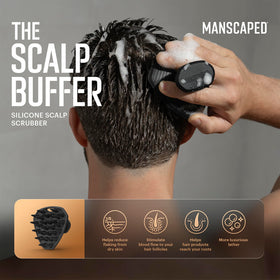 MANSCAPED side grip close-up highlighting non-slip handle and comfortable hold