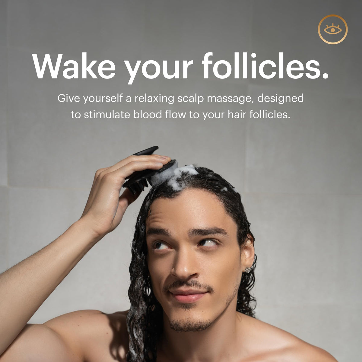 MANSCAPED close-up of silicone bristles showing gentle exfoliation benefit