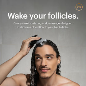 MANSCAPED close-up of silicone bristles showing gentle exfoliation benefit