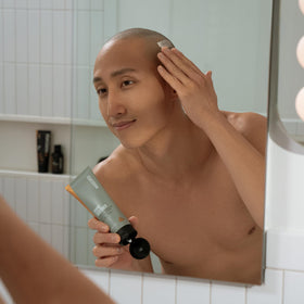 MANSCAPED packed travel kit with shaver and products showing portability and secure transport benefit