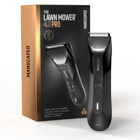 MANSCAPED trimmer beside common objects showing compact size and scale