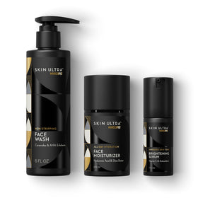 MANSCAPED front packaging showing the three-step regimen and benefits