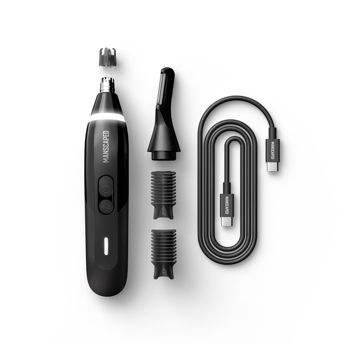 MANSCAPED ergonomic grip texture for comfortable, steady handling