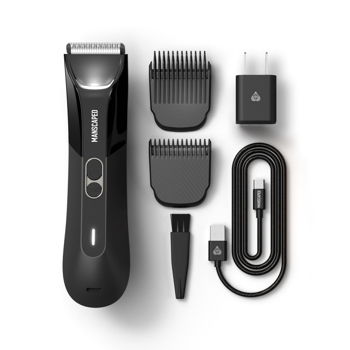 MANSCAPED EVA travel case with trimmer and accessories for organized portability