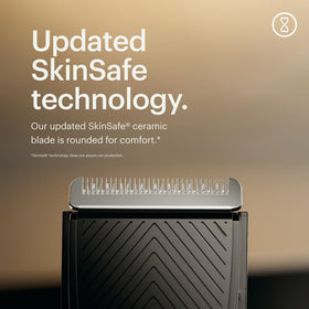 MANSCAPED trimmer used in shower showing waterproof convenience and easy rinse