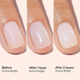 Manucurist Active Bright on vanity setting illustrating simple daily brightening routine