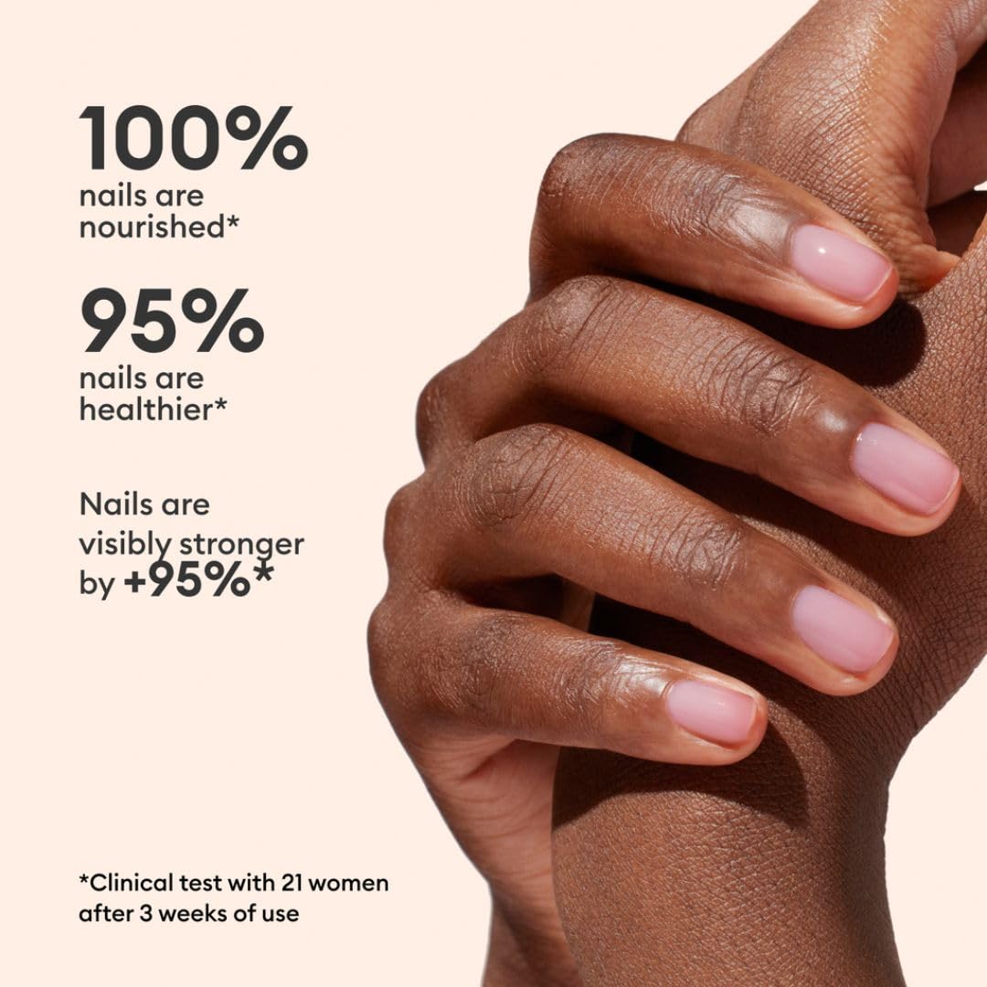 Manucurist on-model nails in use highlighting natural tint and hydrated look