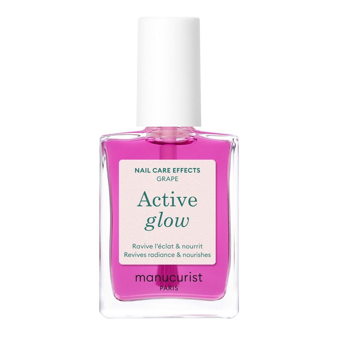 Manucurist bottle front packaging showing glossy lilac finish benefit