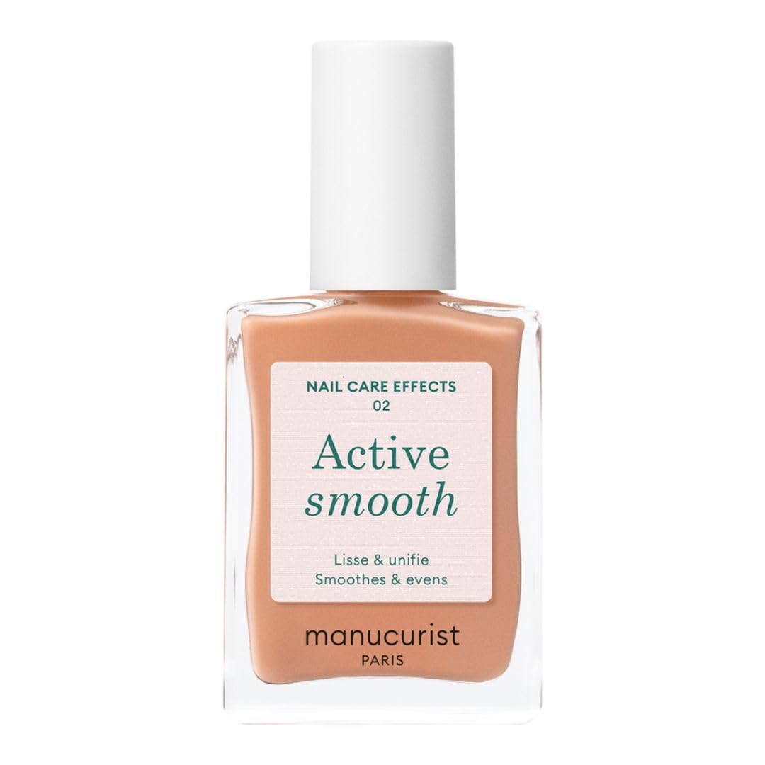 Manucurist bottle front view showing nude golden finish and quick-dry benefit