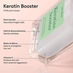 Manucurist applying day serum to nails demonstrating easy brush-on daily protection