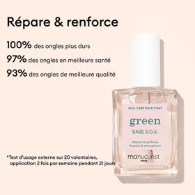 Manucurist brush and cap detail for precise application and smooth finish