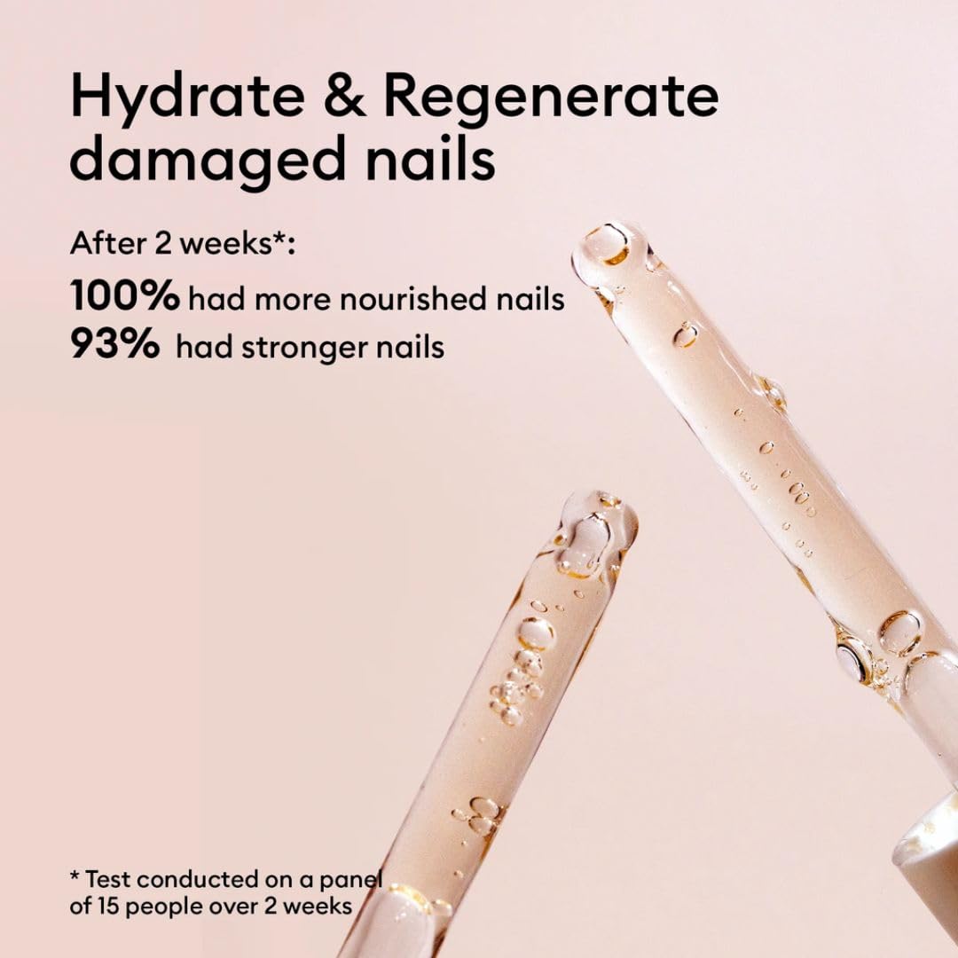Manucurist serum applied to nails showing hydration and smooth cuticles benefit