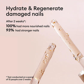 Manucurist serum applied to nails showing hydration and smooth cuticles benefit