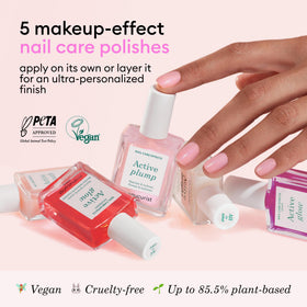 Manucurist five bottles arranged to display color range and quick selection benefit