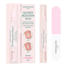 Manucurist front packaging showcasing the Japanese manicure kit and natural formula benefits