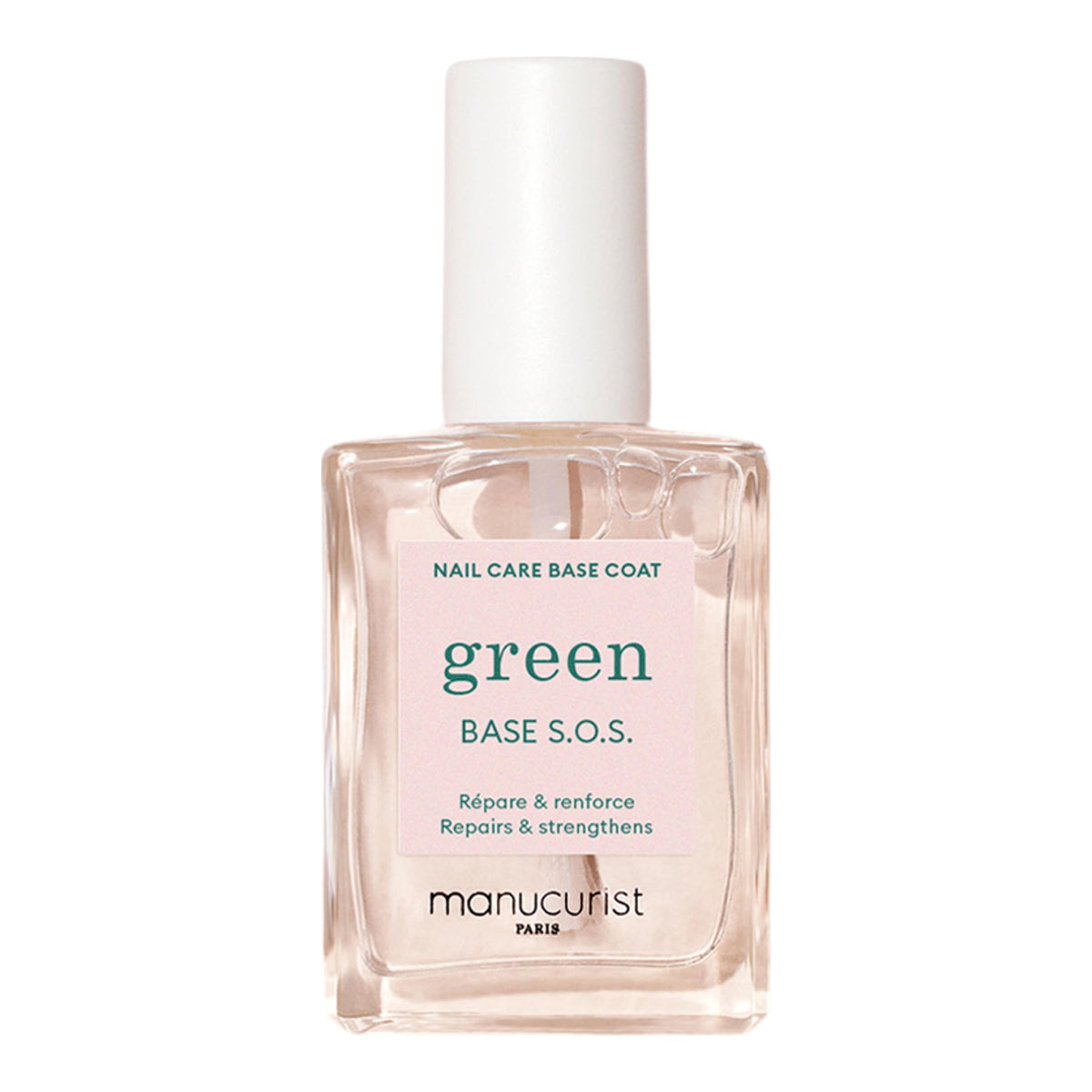 Manucurist front packaging showing bottle and vegan label for trusted care