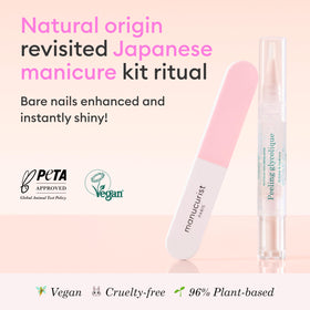 Manucurist glycolic pen applicator close-up for precise exfoliating gel application