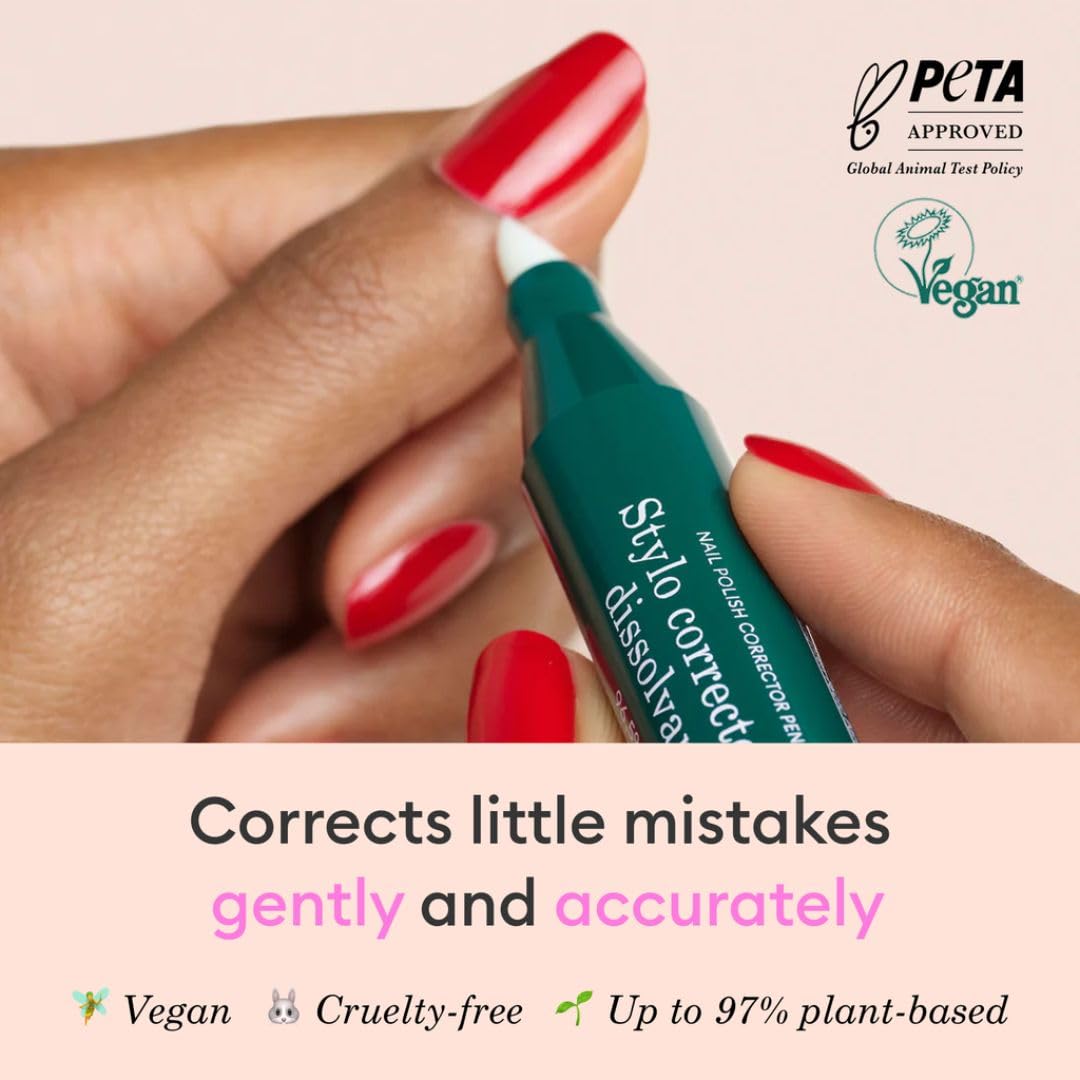 Manucurist pen tip close-up highlighting precise tapered applicator
