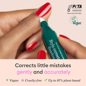 Manucurist pen tip close-up highlighting precise tapered applicator