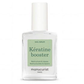 Manucurist clear serum front packaging showing product clarity and benefit