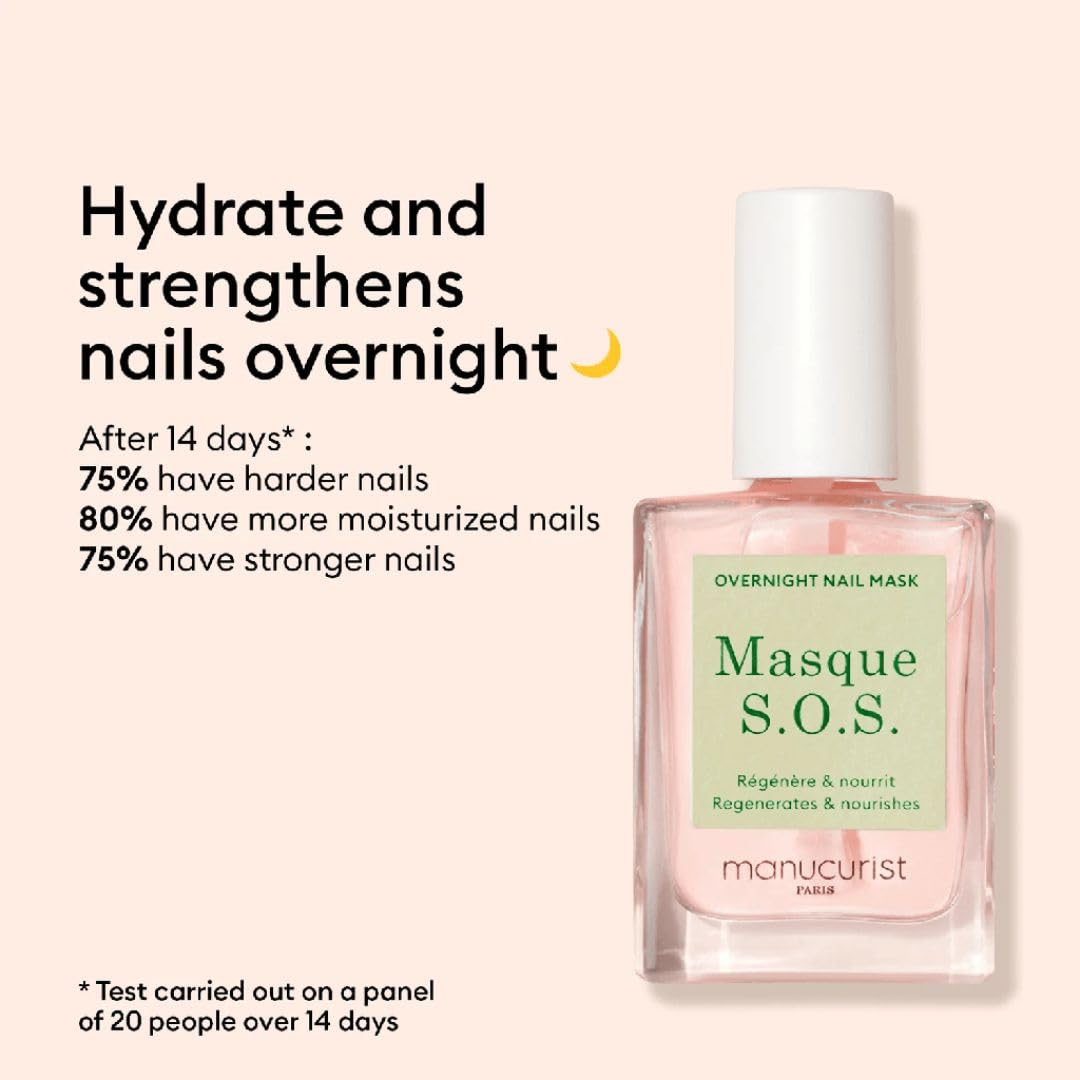 Manucurist being applied to a bare nail for intensive overnight repair