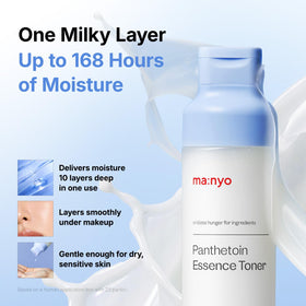 ma:nyo bottle open with drop dispensed, demonstrates easy application