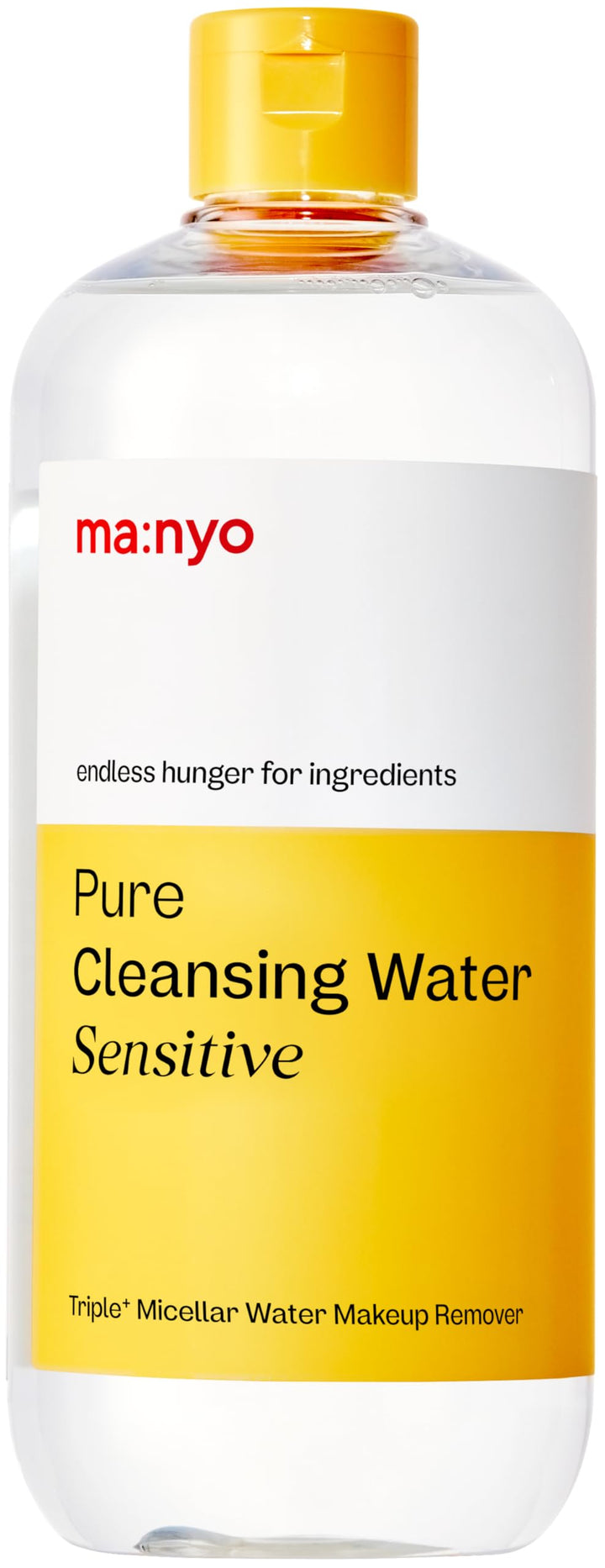 ma:nyo front bottle view showing clean packaging and volume benefit