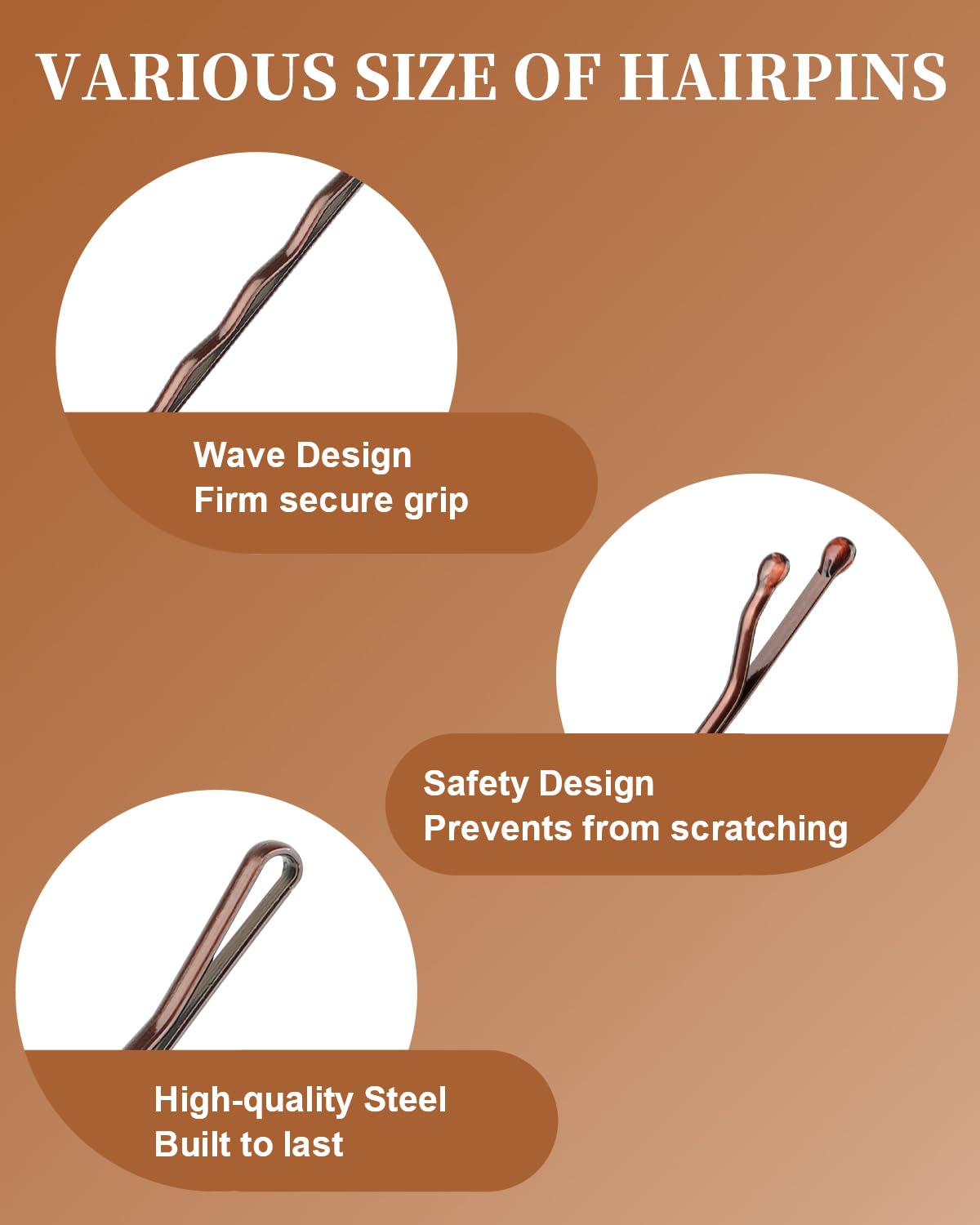 MAORULU close-up of ball tip protecting scalp and preventing hair snagging