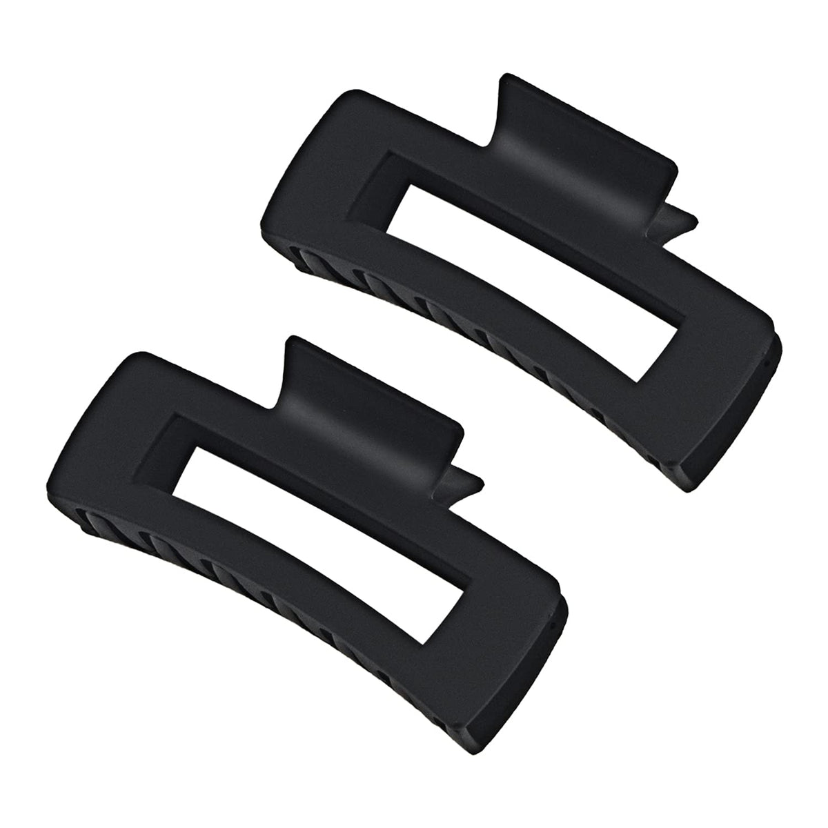 MAORULU front view showing two black matte rectangle clips, neat presentation benefit