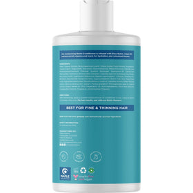 Maple Holistics being applied to wet hair in shower for easy use demonstration