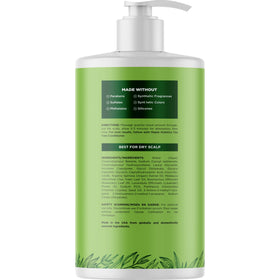 Maple Holistics before and after oily hair showing reduced grease