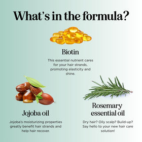 Maple Holistics before and after hair comparison showing fuller-looking results