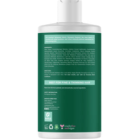 Maple Holistics biotin and B vitamins label detail signaling nutrient support