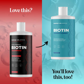 Maple Holistics bottle in hand showing size and scale convenience