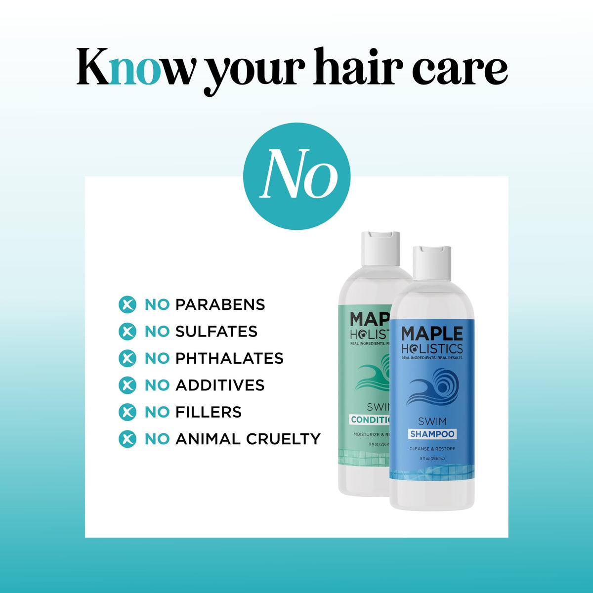 Maple Holistics conditioner creamy pour illustrating hydration and detangling benefit
