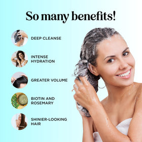 Maple Holistics conditioner texture pouring to show lightweight moisturizing benefit