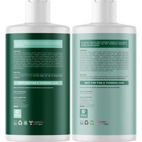 Maple Holistics bottle being used in shower illustrating easy daily application