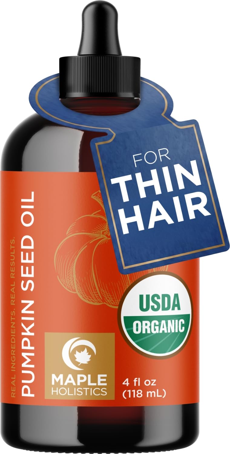 Maple Holistics bottle front view showing organic label and benefits