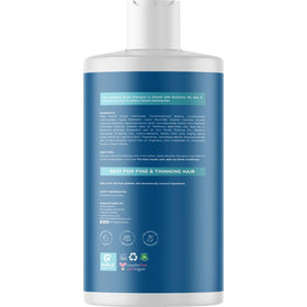 Maple Holistics close-up of pump and ingredient label highlighting clean formula and easy dispensing