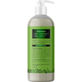 Maple Holistics bottle held in hand showing 16 fl oz scale