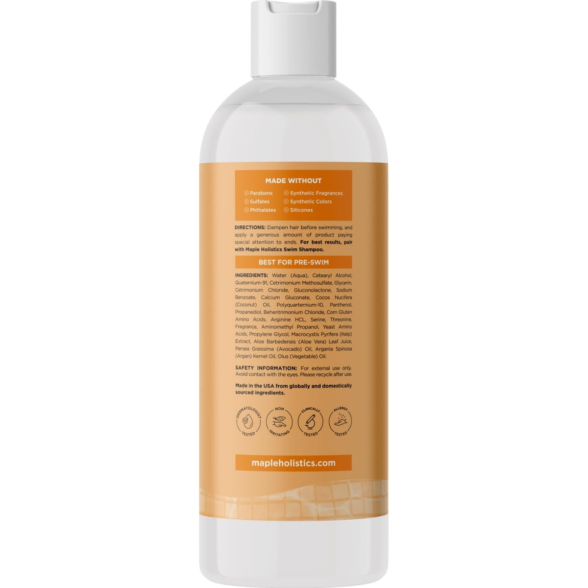 Maple Holistics spray nozzle dispensing mist for even coverage