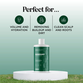 Maple Holistics shampoo lather texture demonstrating gentle foam for cleansing