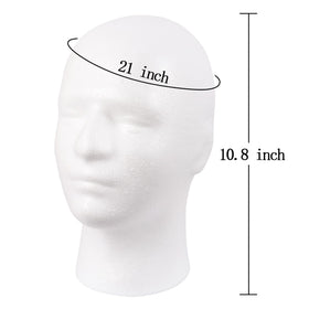 MapofBeauty head next to a hand showing scale and easy transport benefit